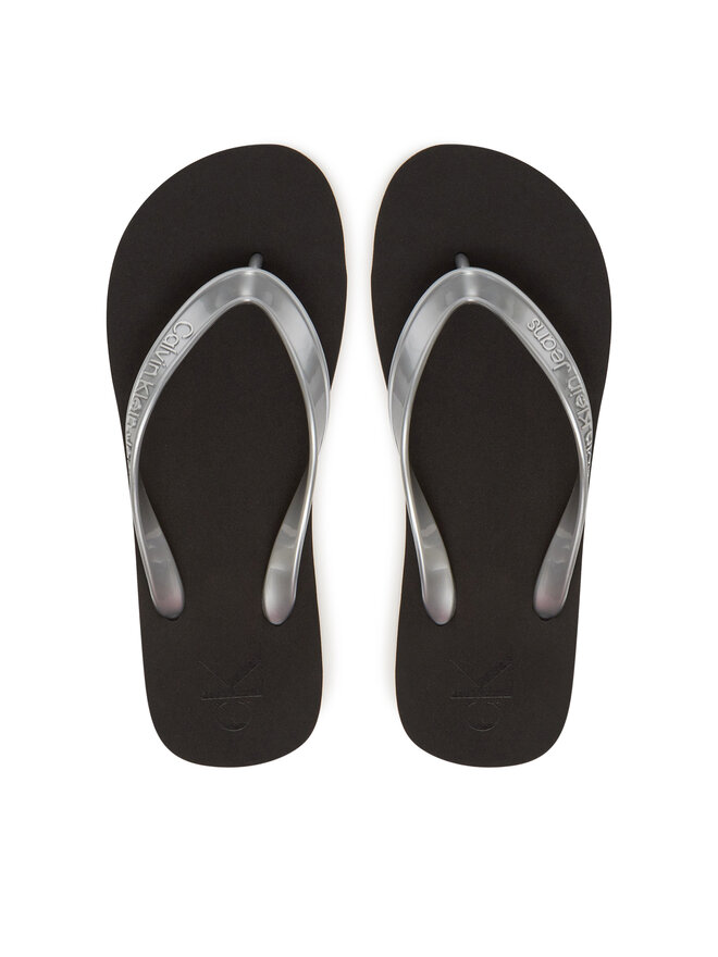 Calvin Klein Jeans Chancletas Calvin Klein Jeans Beach Sandal Monologo Tpu YW0YW01719 Plata
