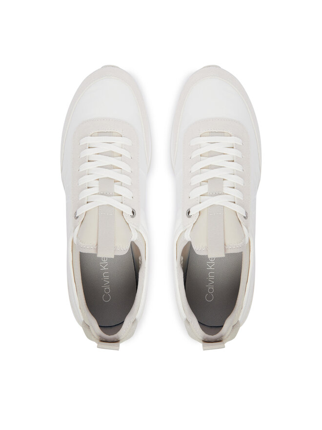 Calvin Klein Sneakers Calvin Klein Retro Runner Sock Laceup Mix YM0YM01414 Weiß