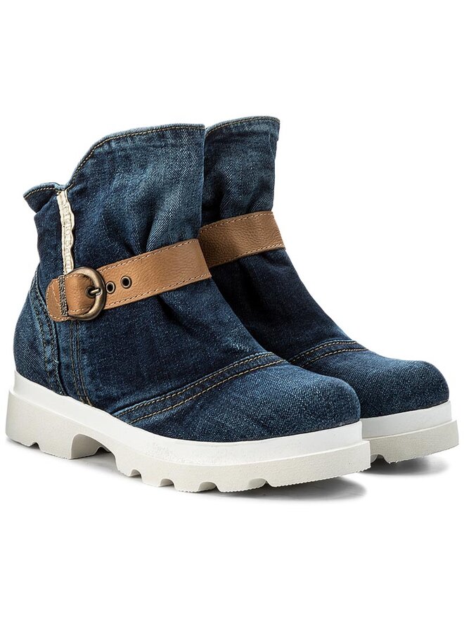 Sergio Bardi Μποτάκια Sergio Bardi Agnone FW127279617HB Σκούρο μπλε