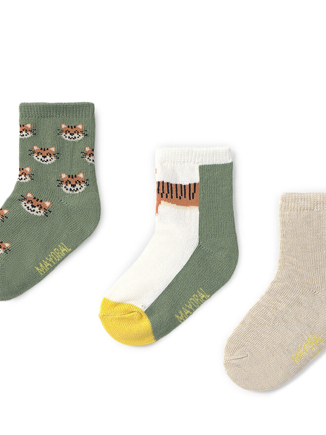 Mayoral Set de 3 perechi de șosete lungi pentru copii Mayoral 10870 Colorat