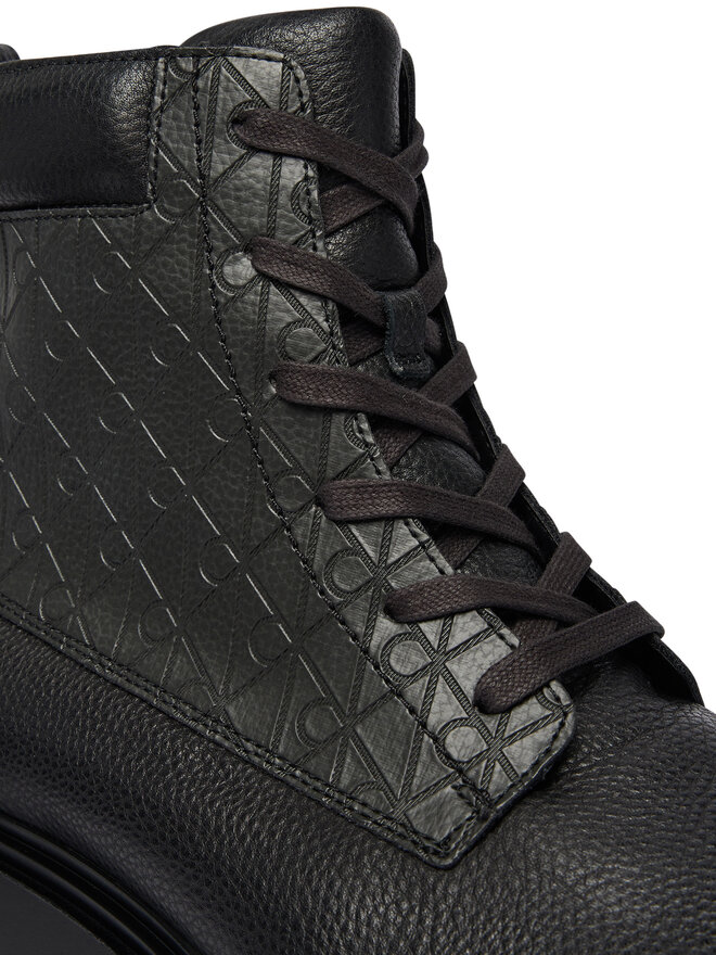 Calvin Klein Schnürschuhe Calvin Klein Combat Ess HM0HM02244 Schwarz
