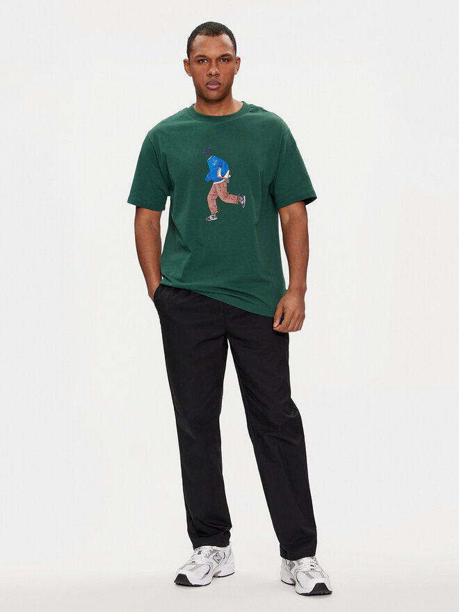 New Balance New Balance Camiseta Athletics MT41579 Verde Relaxed Fit