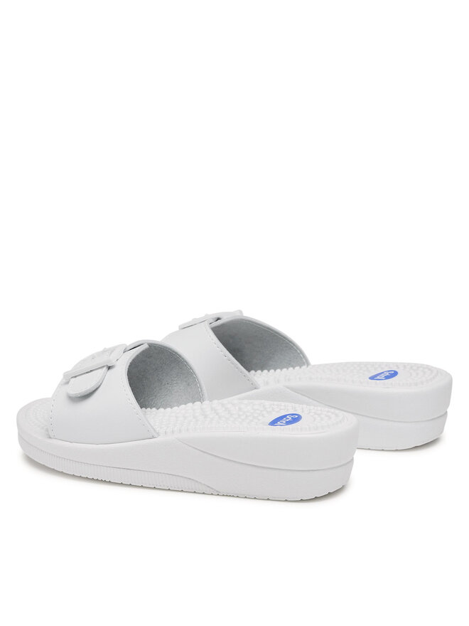 Scholl Pantoletten Scholl F20054 New Massage 1065 Weiß