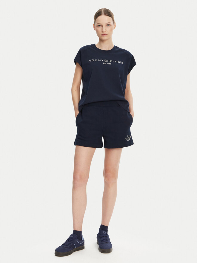 Tommy Hilfiger Tommy Hilfiger Póló WW0WW46113 Sötétkék Regular Fit
