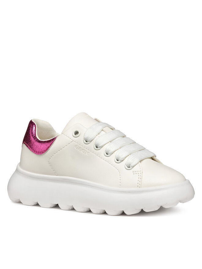 Geox Sneakersy Geox J Puffypop J55MRA 000BC C0563 S Bílá