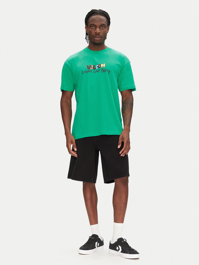 Volcom Volcom Футболка Bob Moleema A4312554 Зелений Loose Fit