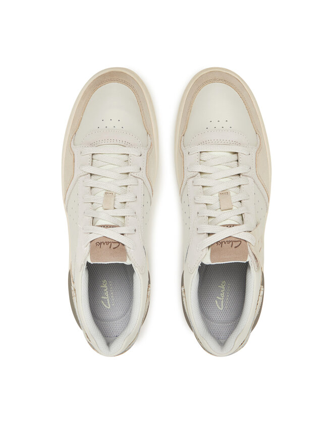 Clarks Sneakers Clarks Courtlite2 Lo 26181290 Écru