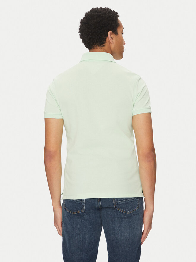 Tommy Hilfiger Tommy Hilfiger Pólóing 1985 MW0MW17771 Zöld Slim Fit