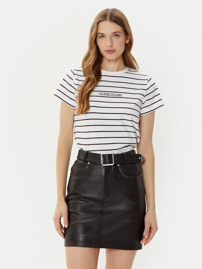 Guess Jeans Guess Jeans Camiseta W4BI53 KCIE1 De color Regular Fit