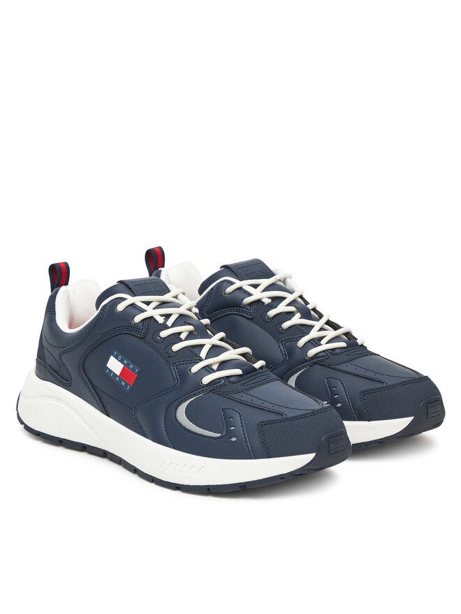 Tommy Jeans Sneakers Tommy Jeans Tjm Runner Leather EM0EM01621 Dunkelblau