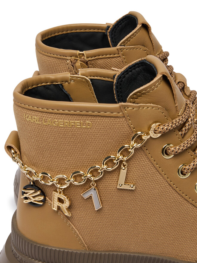 KARL LAGERFELD Schnürschuhe KARL LAGERFELD Trekka Max KL43536S Hellbraun