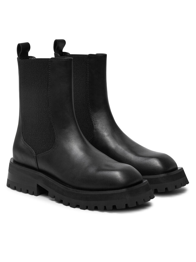 DKNY Kotníková obuv s elastickým prvkem DKNY Rianne Chelsea K3471540 Černá
