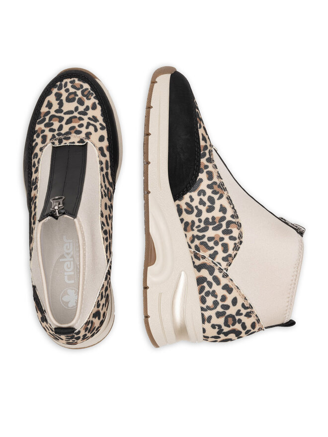 Rieker Sneakersy Rieker N9362-90 Beżowy