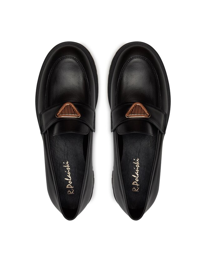 R.Polański Loafersy R.Polański 1679 Czarny