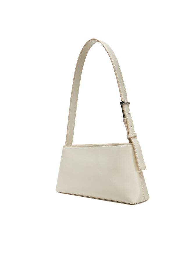 Calvin Klein Handtasche Calvin Klein Embossed Logo Shoulder Bag K60K612550 Creme