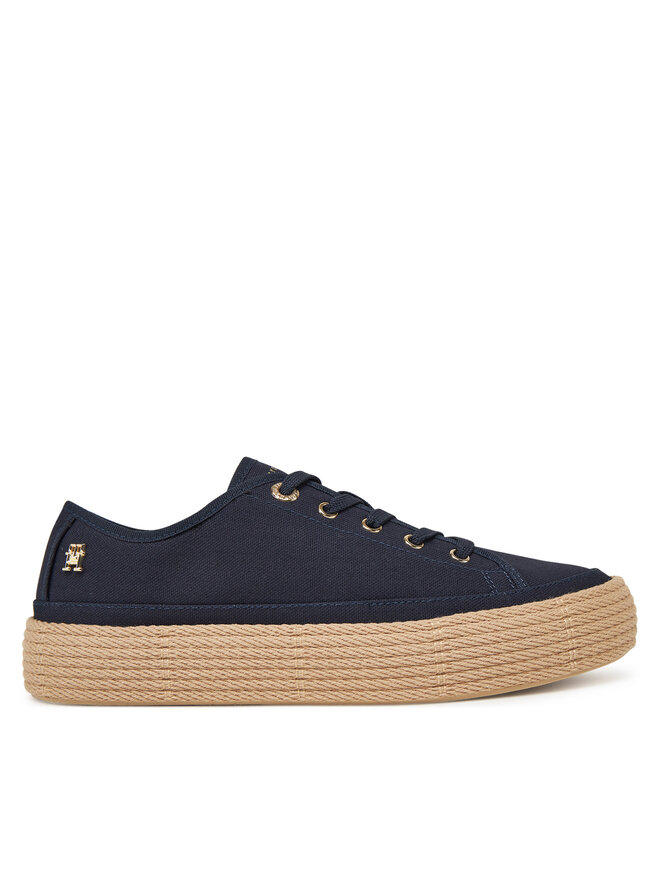 Tommy Hilfiger Espadrilles Tommy Hilfiger Vulc Espadrille Sneaker FW0FW08404 Dunkelblau