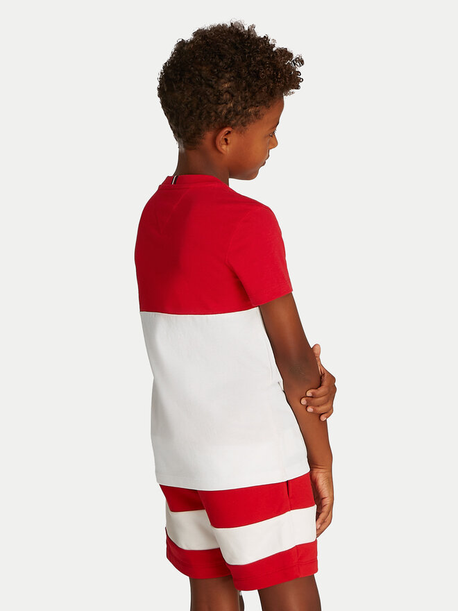 Tommy Hilfiger Tommy Hilfiger Marškinėliai KB0KB09617 Raudona Regular Fit