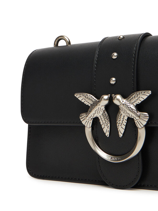 PINKO Τσάντα PINKO Love One Mini ST.CL Al 25-26 PLTT 105856 A0F1 Μαύρο