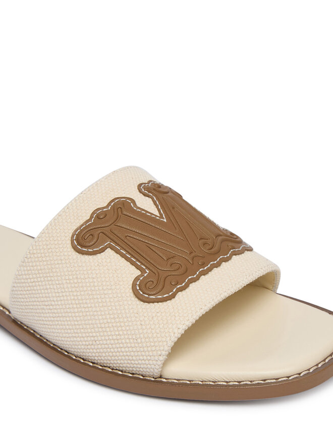 Max Mara Pantoletten Max Mara 2616521039650 Braun