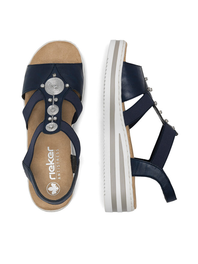 Rieker Sandalen Rieker V0287-14 Dunkelblau