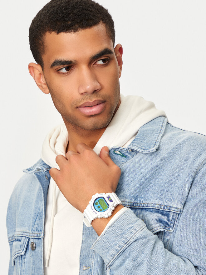 G-Shock Pulkstenis G-Shock DW-6900RCS-7ER Balts