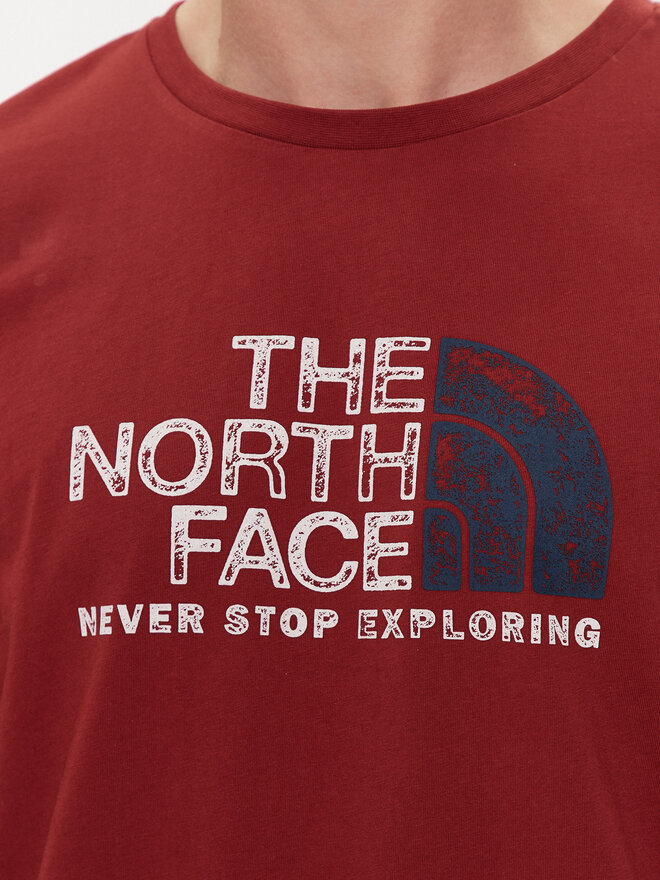 The North Face The North Face Marškinėliai Rust 2 NF0A87NW Raudona Regular Fit