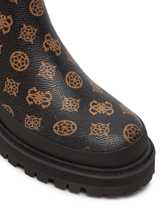 Guess Polokozačky Guess Bensly FLFBEN FAL10 Černá
