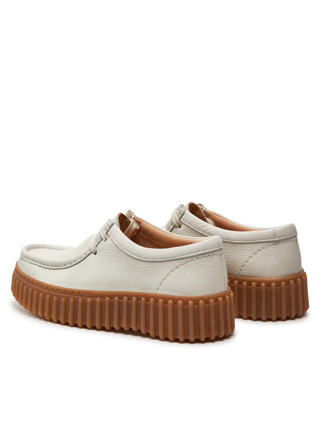 Clarks Félcipő Clarks Torhill Bee 26172085 Ekru