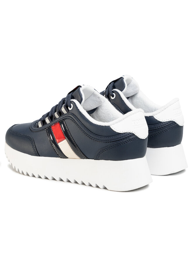 Tommy Jeans Αθλητικά Tommy Jeans High Cleated Flag Sneaker EN0EN00784 Σκούρο μπλε