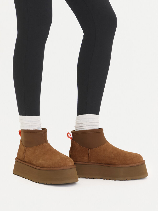 Снігоходи Ugg W Classic Mini Dipper 1168170 Коричневий | evzuttya