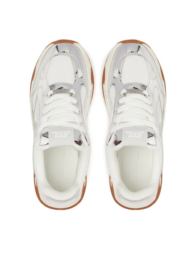 Steve Madden Снікерcи Steve Madden Sneak Peak-E SM19000129 Срібний
