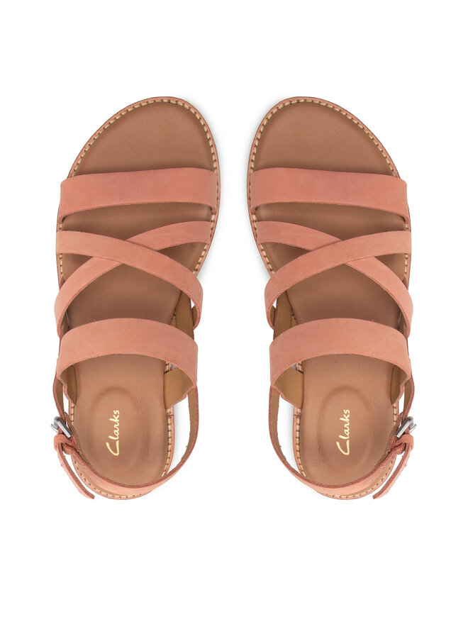 Clarks Босоніжки Clarks Karsea Sun 261660174 Рожевий