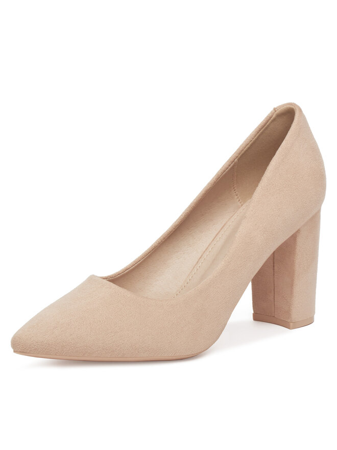 DeeZee Pumps DeeZee DZ0010 Beige