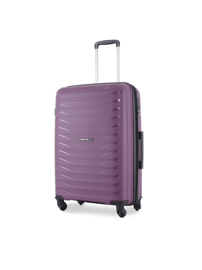 Semi Line Μεσαία Βαλίτσα Semi Line T5587-4 Ροζ