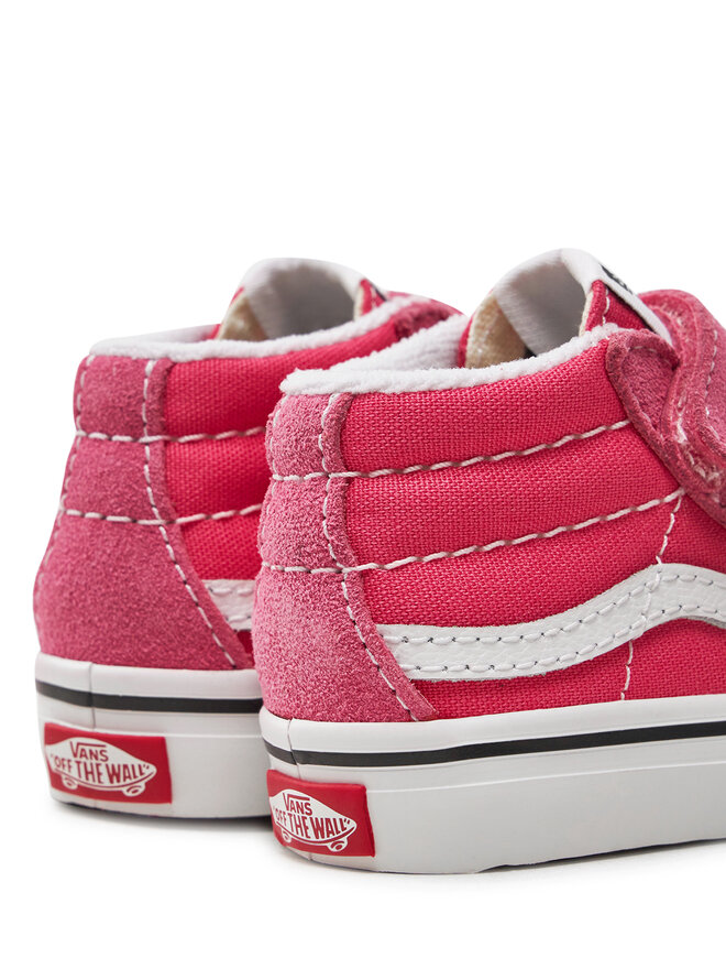 Vans mid top mujer rosas cheap