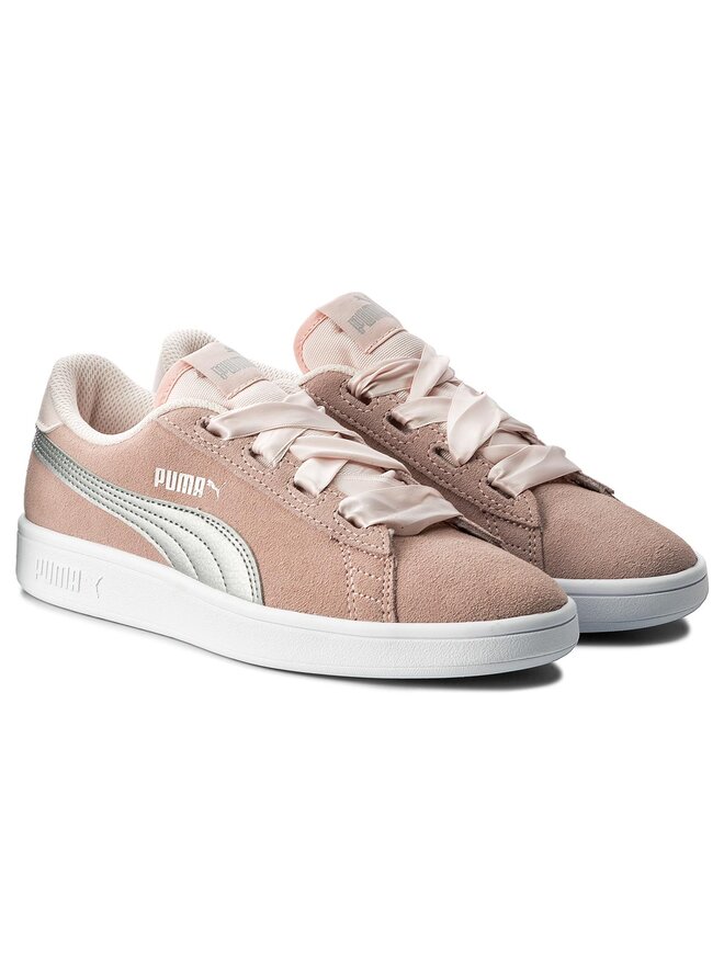 Sneakers Puma Smash V2 Ribbon Jr 366003 02 Rose chaussures