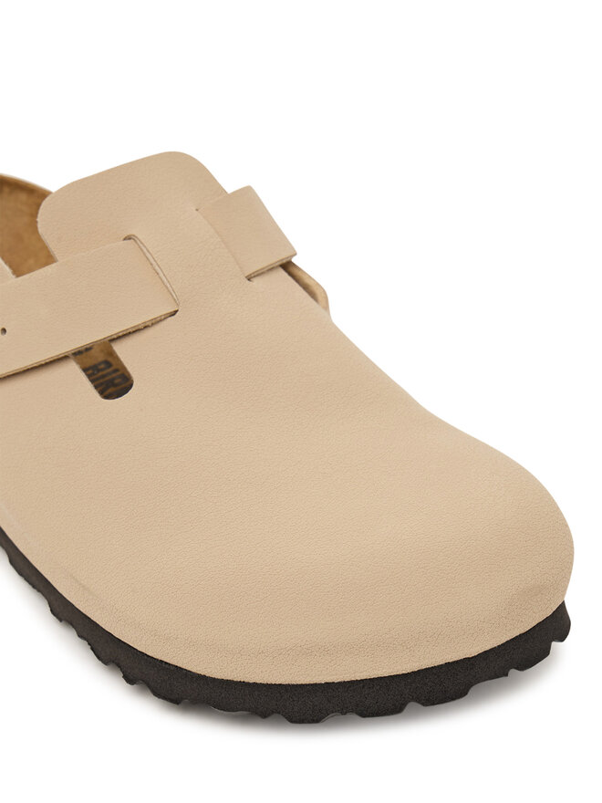 Birkenstock Pantoletten Birkenstock Boston Flower Buckle 1030630 D Beige
