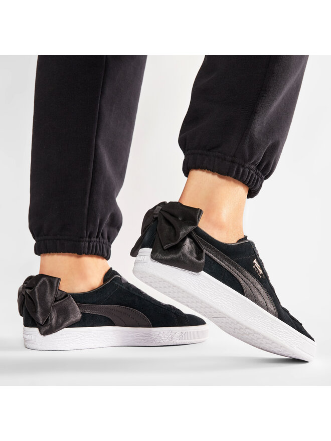 Sneakers Puma Suede Bow Wn s 367317 04 Nero escarpe