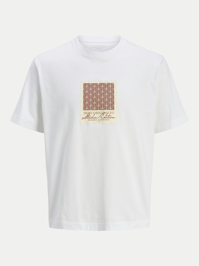 Jack&Jones Jack&Jones Camiseta Islington 12273019 Blanco Loose Fit