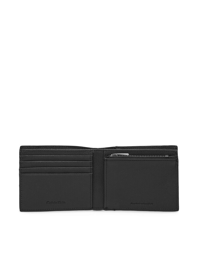 Calvin Klein Велике Чоловіче Портмоне Calvin Klein Micropebble Billfold W Coin LV04D1033G Чорний