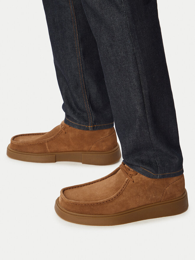 Clarks Schnürschuhe Clarks Torview Hi 26184609 Braun
