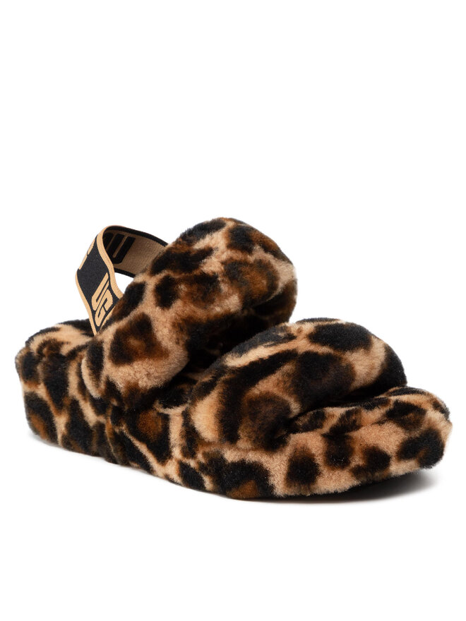 Chaussons Ugg W Oh Yeah Panter Print 1120920 Marron chaussures
