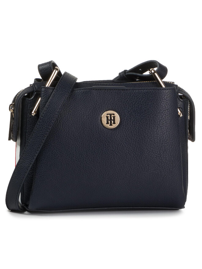 Tommy Hilfiger Handtasche Tommy Hilfiger Th Core Crossover Corp AW0AW07506 Dunkelblau