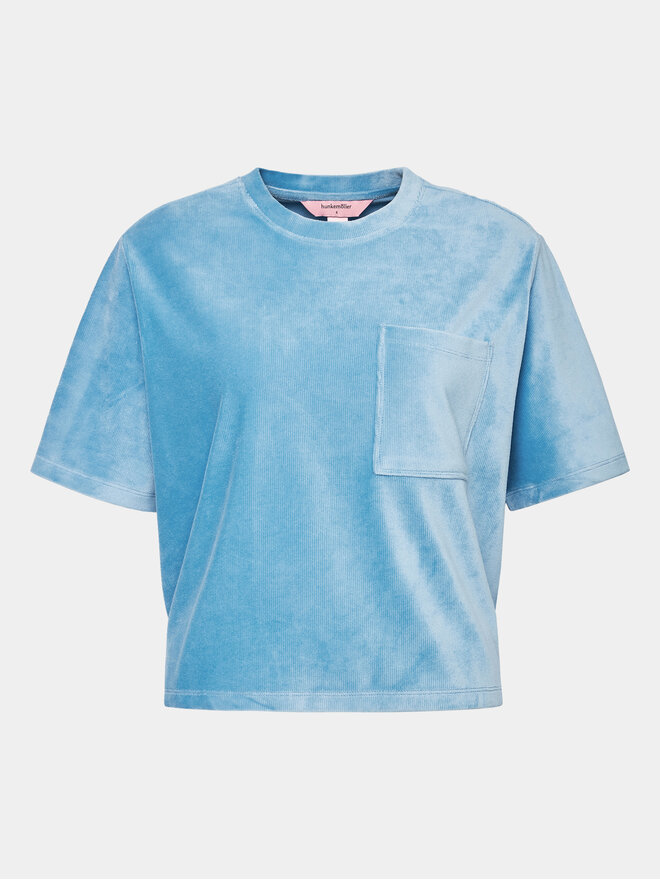 Hunkemöller Hunkemöller Pyjama-T-Shirt 203212 Blau Comfortable Fit
