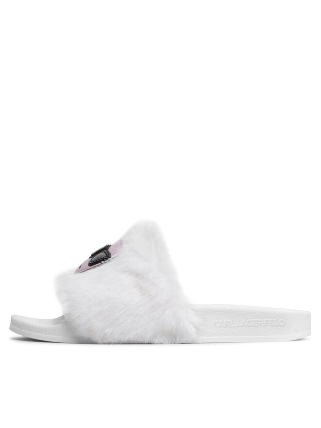 KARL LAGERFELD Şlapi KARL LAGERFELD KL80911 Alb