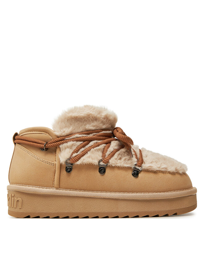 D.Franklin Stivali da neve D.Franklin Nordic TRK Fur Low Bomb DFSH370011 Beige
