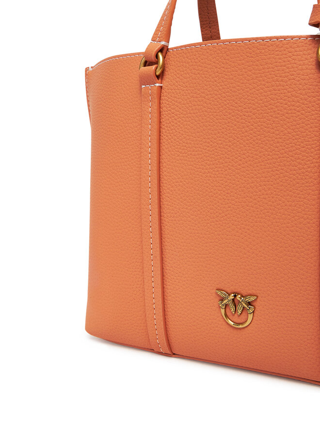 PINKO Τσάντα PINKO Carrie Shopper Classic AI 24-25 PLTT 102833 Πορτοκαλί