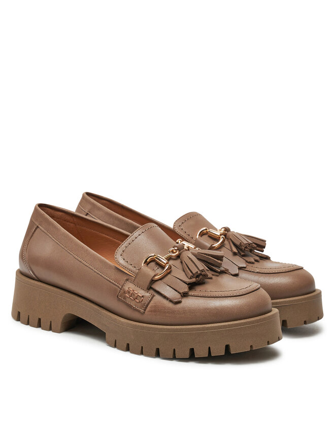R.Polański Loafersy R.Polański 1883 Brązowy