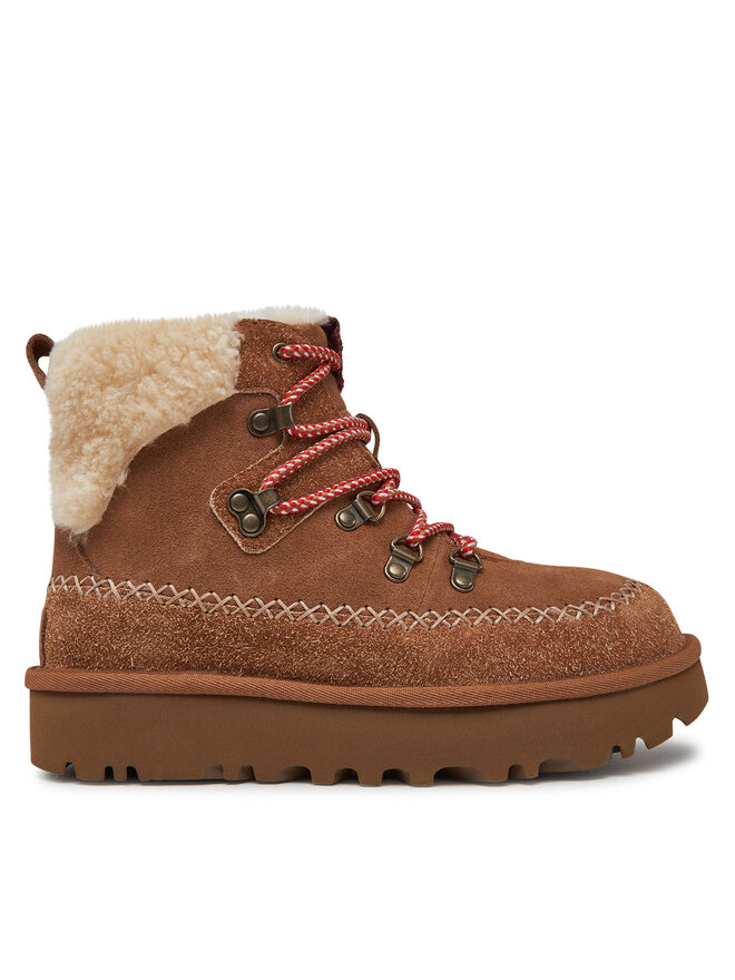 Ugg Μπότες Χιονιού Ugg W Classic Alpine Lace Up 1158271 Καφέ