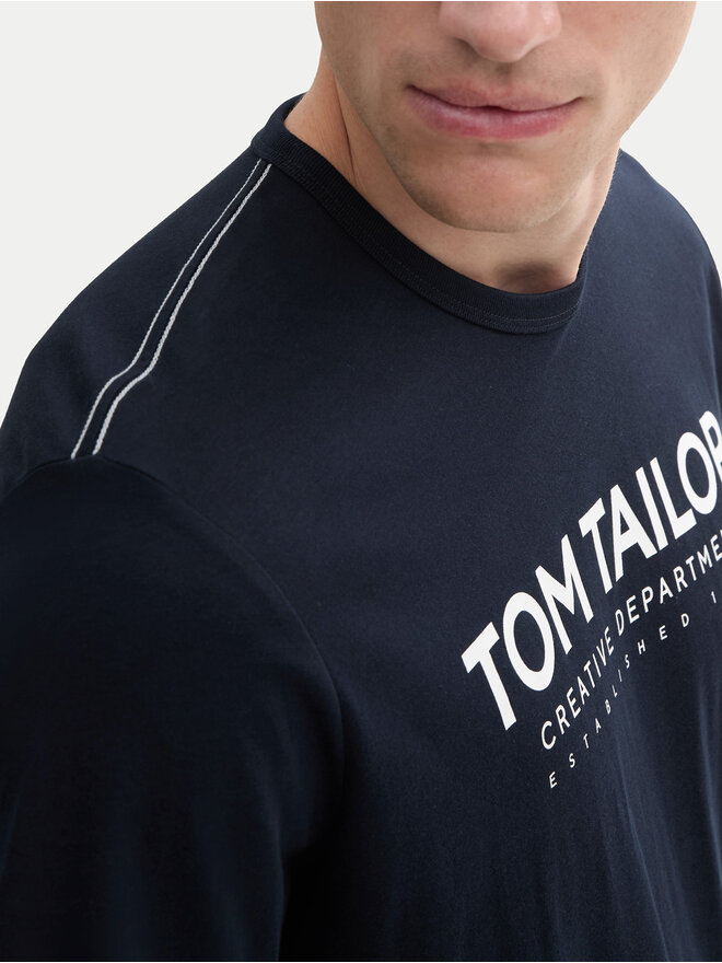 Tom Tailor Tom Tailor Póló 1045940 Sötétkék Regular Fit
